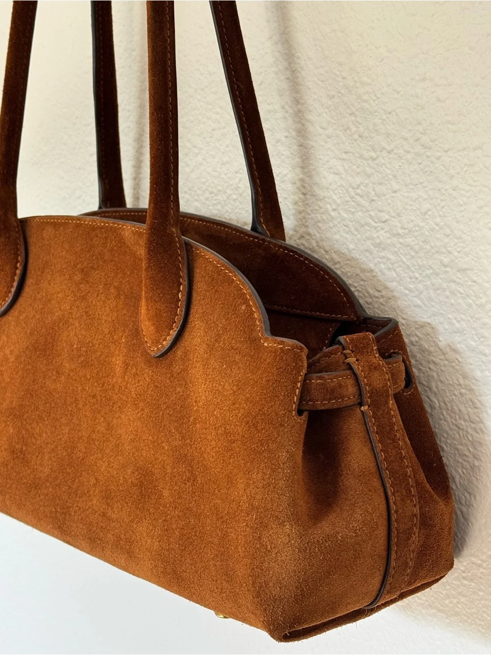 Coach Empire Carryall Bag 34 – Warm Brown Suede (CBN41)